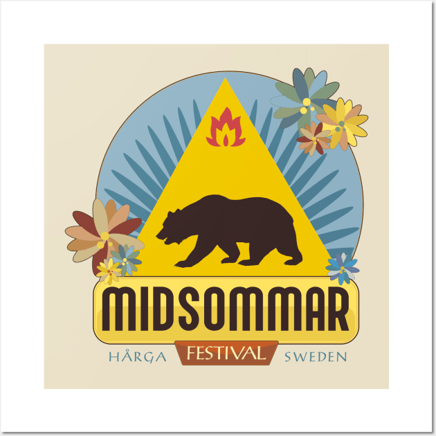 Midsommar Festival Art Wall Art by traceygurney